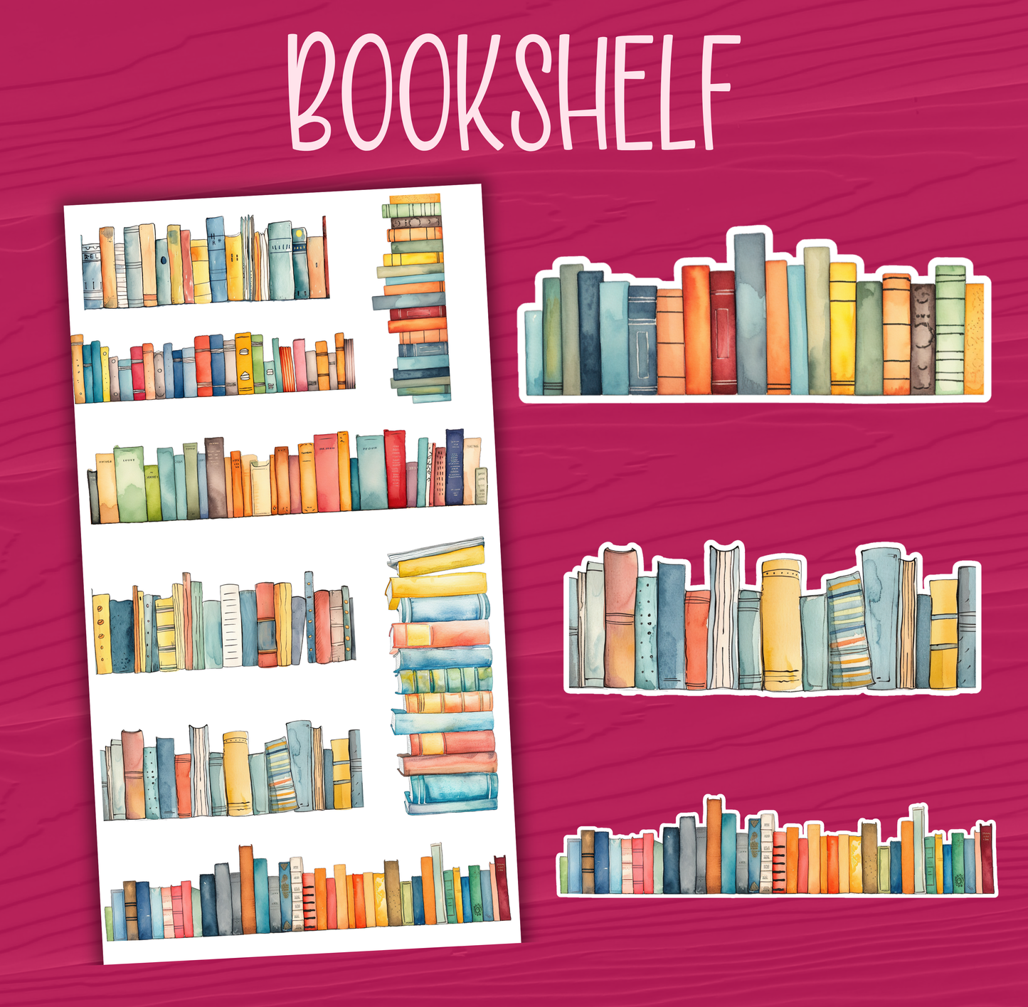 Bookshelf Stickers