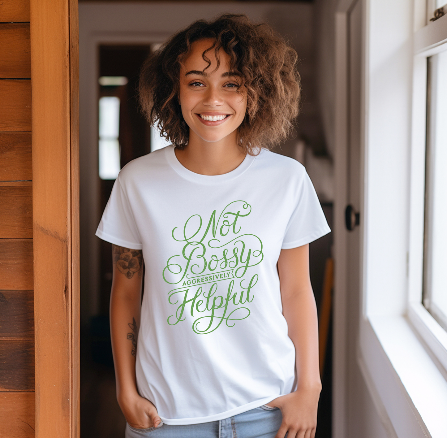 Not Bossy, Aggressively Helpful Shirt