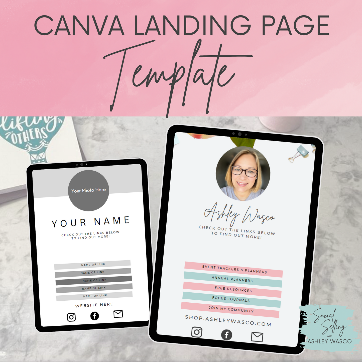 Canva Landing Page Template