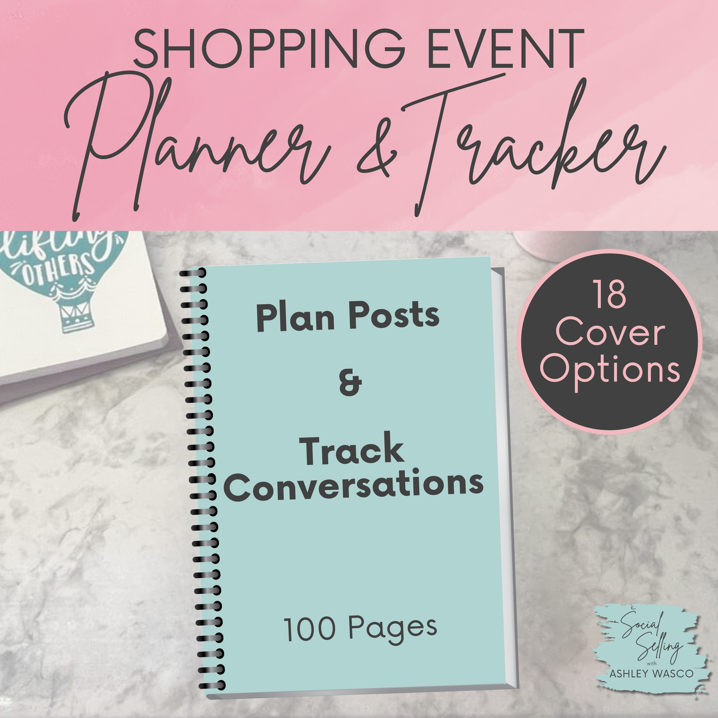 Shopping Event Planner & Tracker Combo