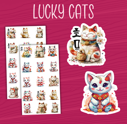 Lucky Cats Stickers