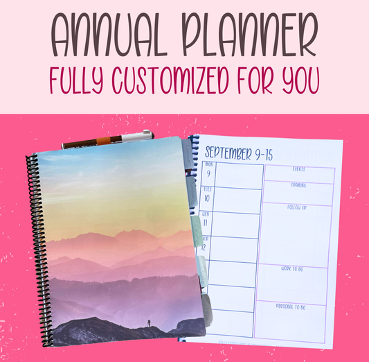 Custom Annual Planner