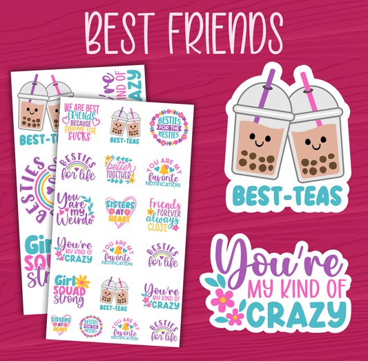 Best Friends Stickers