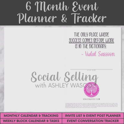 Event Planner & Tracker - Custom Order